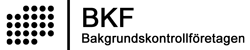 Bakgrundskontrollföretagen (BKF) logotyp